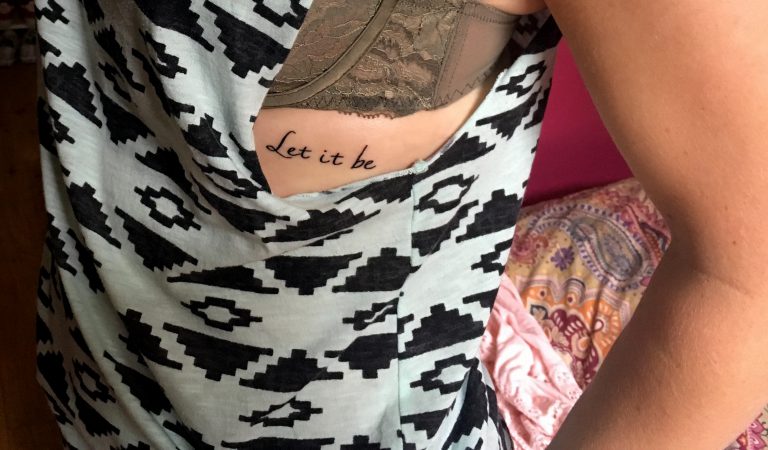 Mijn tattoo: Let it be