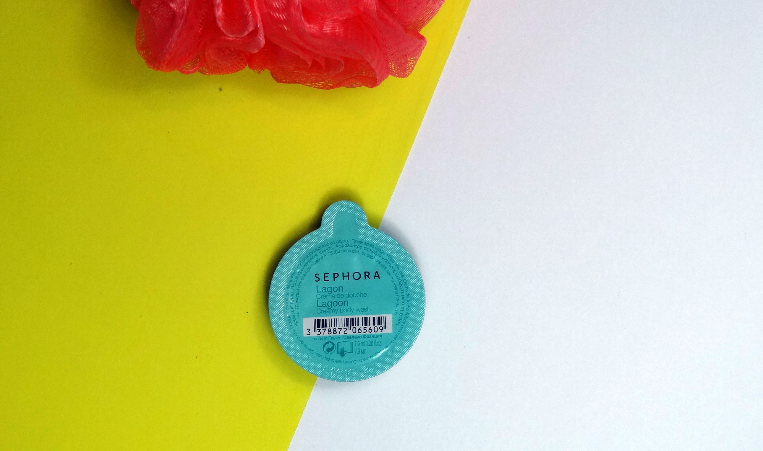 Sephora Creme de Douche mini: Peony, Cotton Flower, Lagoon en Blueberry