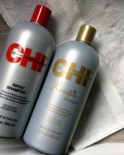 Chi Keratin en Infra Shampoo