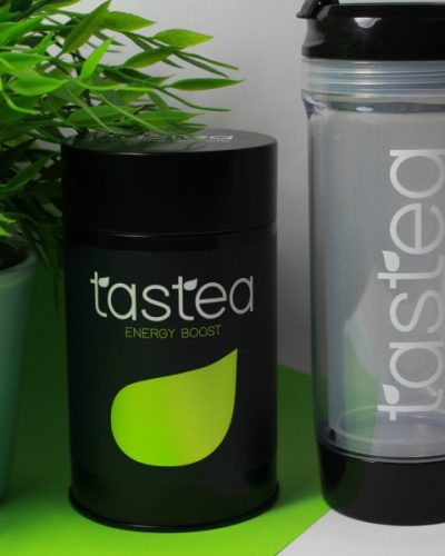 Tastea Energy Boost + theebeker