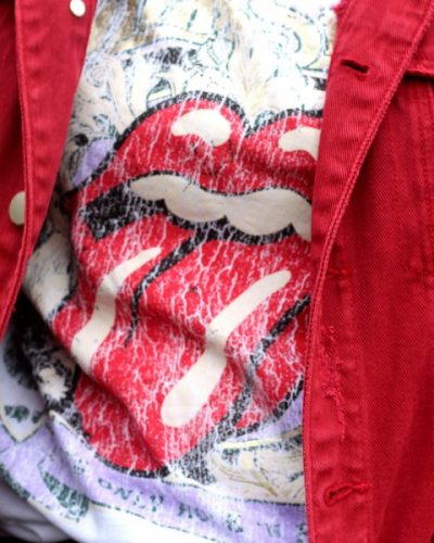 Outfit: Rolling Stones t-shirt