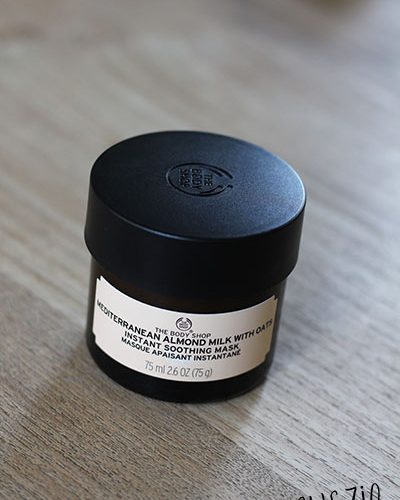The Body Shop Mediterranean Almond Milk with Oats instant soothing mask